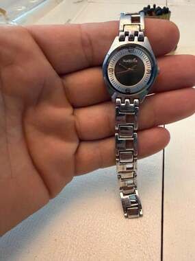 Vintage Swatch Irony Women's Stainless Steel Swiss Made Analog Watch